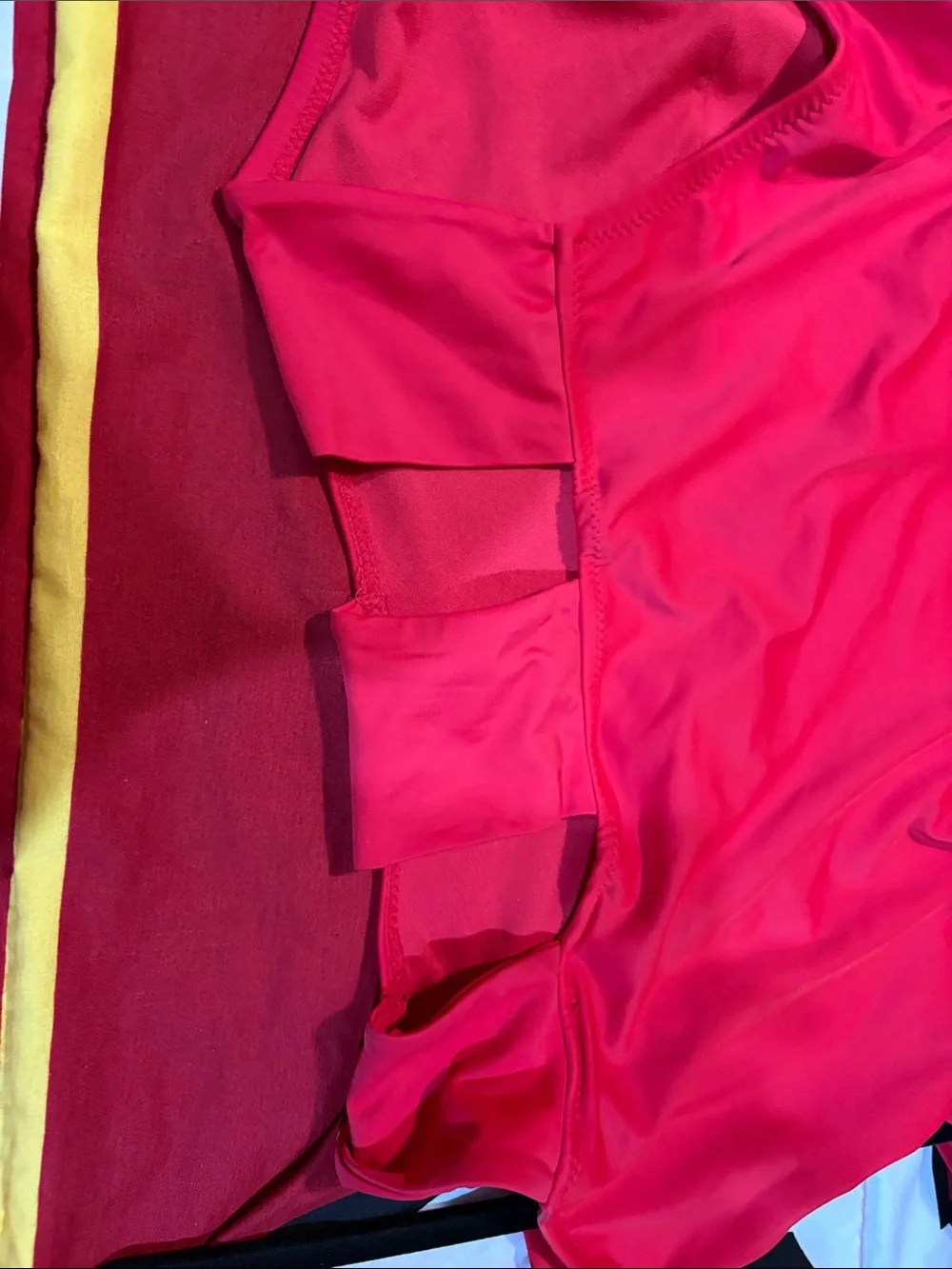 Women’s Red One-Piece Swimsuit - Classic Scoop Neck good condition